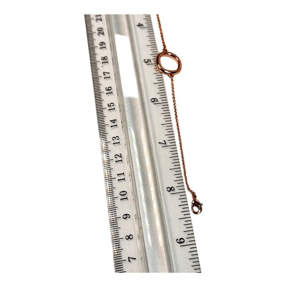 Adore Signature Organic Circle Bracelet w/ Swarovski Crystal NWOT Mint Rose Gold - Picture 7 of 10